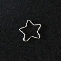 Piercing Aço Cirurgico Estrela 13 mm